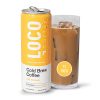 Loco Life Brew Vanilla Honey Cold Brew Coffee With Oat Milk and Coconut Water 11 Ounce Can Pack of 12, Gluten Free and Dairy Free, Low Sugar, Low Calorie Iced Coffee