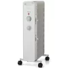 Mainstays 1500W Mechanical Oil Filled Electric Radiant Space Heater, WSH07O2AWW, White