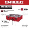 Milwaukee 48-22-8432 PACKOUT 20 in. Deep Organizer with 6 Compartments and Quick Adjust Dividers