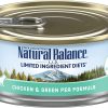 Natural Balance L.I.D. Limited Ingredient Diets Chicken & Green Pea Formula Grain-Free Canned Cat Food 5.5-oz case of 24