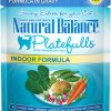 Natural Balance Platefulls Indoor Formula Mackerel & Sardine in Gravy Grain-Free Cat Food Pouches 3-oz pouch case of 24