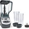 Ninja BL660 72-oz Grey 4-Speed 1,100-Watt Pulse Control Blender