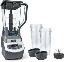 Ninja BL660 72-oz Grey 4-Speed 1,100-Watt Pulse Control Blender