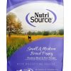 Nutrisource Small & Medium Breed Puppy Chicken & Rice Dry Dog Food 15Lb