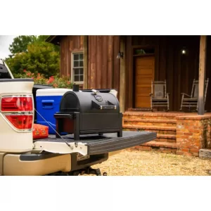 OKLAHOMA JOE'S 19402088 Rambler Portable Charcoal Grill in Black with 218 sq. in. Cook Space