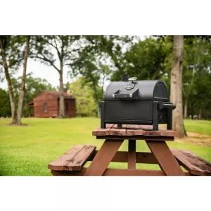 OKLAHOMA JOE'S 19402088 Rambler Portable Charcoal Grill in Black with 218 sq. in. Cook Space