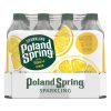 Poland Spring Sparkling Water Lemon Flavored 16.9 Fl Oz 24 Count Bottles