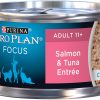 Purina Pro Plan Focus Senior Cat 11+ Salmon & Tuna Entree Canned Cat Food 3-oz case of 24