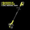 RYOBI P2750VNM ONE+ 18V 8 in. Cordless Cultivator with 4.0 Ah Battery and Charger