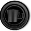 Stone Lain Coupe Dinnerware Set, Service For 4, Black Matte, Matte Black