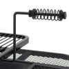 Sunjoy A301027100 38-in W Black Steel Wood-Burning Fire Pit