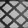 Sunnydaze Decor RCM-LG427 Diamond Weave 40 in. x 20 in. Round Steel Wood Burning Fire Pit in Black with Spark Screen