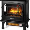 TURBRO Suburbs TS20 Electric Fireplace Infrared Heater, 20