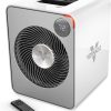 Vornado VMH500 Whole Room Metal Heater with Auto Climate, 2 Heat Settings, Adjustable Thermostat, 1-12 Hour Timer, and Remote, Ice White