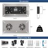 ALORAIR Crawlspace Ventilation Fan, Crawlspace Fan vent with Temperature Humidity Controller, Timing Cycle, Speed Control, for garage, shed, crawl space, basements, 240CFM (Air-out)