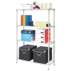 Alera ALESW843614SR Steel 4-Tier Utility Shelving Unit (36-in W x 14-in D x 54-in H)