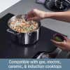 All-Clad 4204 with loop Stainless Steel Tri-Ply Bonded Dishwasher Safe Sauce Pan