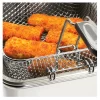 All-Clad EJ814051 Deep Fryer with Basket, Easy Clean, Oil Filtration, Large Capacity 3.5 L / 2.6-Pound, Adjustable Temperature, Digital Timer, Stainless Steel