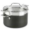 All-Clad H911S374 Essentials Nonstick Hard Anodized Multipot, 7 quart, Black