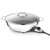 All-Clad SK492 Electric Skillet with Adjustable Temperature Dial, 7 Quart, Stainless Steel