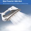 BEAUTURAL 1800-Watt Steam Iron with Digital LCD Screen, Double-Layer and Ceramic Coated Soleplate, 3-Way Auto-Off, 9 Preset Temperature and Steam Settings for Variable Fabric