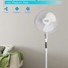 BLACK+DECKER BFSR16W 16 Stand Fan with Remote, White