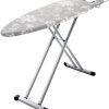 Bartnelli Pro Luxury Ironing Board - Extreme Stability | Made in Europe | Steam Iron Rest | Adjustable Height | Foldable | European Made