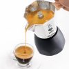 Bialetti - New Brikka, Moka Pot, the Only Stovetop Coffee Maker Capable of Producing a Crema-Rich Espresso, 2 Cups (3.38 Oz), Aluminum and Black
