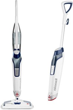 Bissell 1806C Steam Mop, Steamer, Tile, Hard Wood Floor Cleaner, Sapphire Powerfresh Deluxe