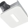 Broan-NuTone AE80LK Flex Bathroom Exhaust Ventilation LED Light, Energy Star Certified, 80 CFM, 0.7 Sones Bath Fan, White