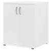 Bush Business Furniture UNS128WH Universal Storage 28.3464-in W x 33.9763-in H Wood Composite White Freestanding Utility Storage Cabinet