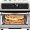 CHEFMAN Air Fryer Toaster Oven XL 20L, Healthy Cooking & User Friendly, Countertop Convection Bake & Broil, 9 Cooking Functions, Auto Shut-Off 60 Min Timer, Nonstick Stainless Steel, Shade Selector