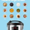 COMFEE' Rice Cooker, Slow Cooker, Steamer, Stewpot, Saute All in One (12 Digital Cooking Programs) Multi Cooker (5.2Qt ) Large Capacity, 24 Hours Preset & Instant Keep Warm