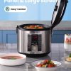 COMFEE' Rice Cooker, Slow Cooker, Steamer, Stewpot, Saute All in One (12 Digital Cooking Programs) Multi Cooker (5.2Qt ) Large Capacity, 24 Hours Preset & Instant Keep Warm