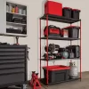 CRAFTSMAN CMXMSAJ94994 Steel 4-Tier Utility Shelving Unit (45-in W x 18-in D x 72-in H)