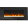 Cambridge 42-in W Black Fan-forced Electric Fireplace (CAM42WMEF-1BLK)