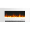 Cambridge 42-in W White Fan-forced Electric Fireplace (CAM42WMEF-1WHT)