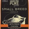 Canidae PURE Petite Limited Ingredient Premium Small Breed Adult Dry Dog Food, Grain Free, Chicken, Premium Clean Proteins 10 Pound