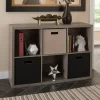 ClosetMaid 1326 Decorative 6 Cube Organizer, Weathered Gray