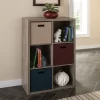 ClosetMaid 1326 Decorative 6 Cube Organizer, Weathered Gray