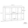 ClosetMaid 1326 Decorative 6 Cube Organizer, Weathered Gray