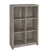 ClosetMaid 14956 39.13 in. H x 25.63 in. W x 11.61 in. D Brown Wood Look 6-Cube Organizer