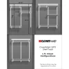 ClosetMaid 2873 ShelfTrack 13 in. D x 72 in. W x 48 in. H Wire Closet System Organizer Kit
