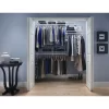ClosetMaid 2873 ShelfTrack 13 in. D x 72 in. W x 48 in. H Wire Closet System Organizer Kit