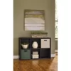 ClosetMaid 4109 Decorative 6-Cube Storage Organizer, Black Walnut