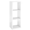 ClosetMaid 4542 43.98 in. H x 15.87 in. W x 13.50 in. D White Wood Large 3-Cube Organizer