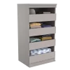 ClosetMaid 4598 21.39 in. W Smoky Taupe Modular Storage Stackable Unit with 4-Drawers