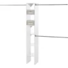 ClosetMaid 4867 SuiteSymphony 12-Inch Starter Tower Kit, Pure White