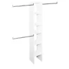 ClosetMaid 4867 SuiteSymphony 12-Inch Starter Tower Kit, Pure White