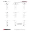 ClosetMaid 58881 SuiteSymphony Wood Closet Organizer Starter Kit with Tower and 3 Hang Rods Shelves